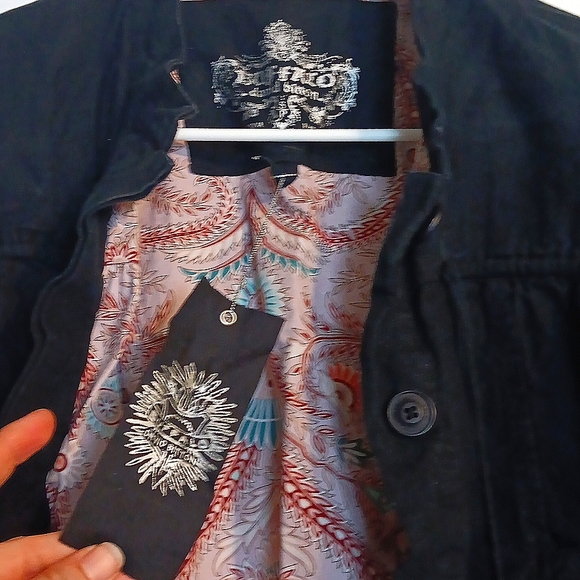 NWOT - Women's Black Buffalo David Bitton Balero Style Crop Jacket, Size Small - Picture 6 of 7